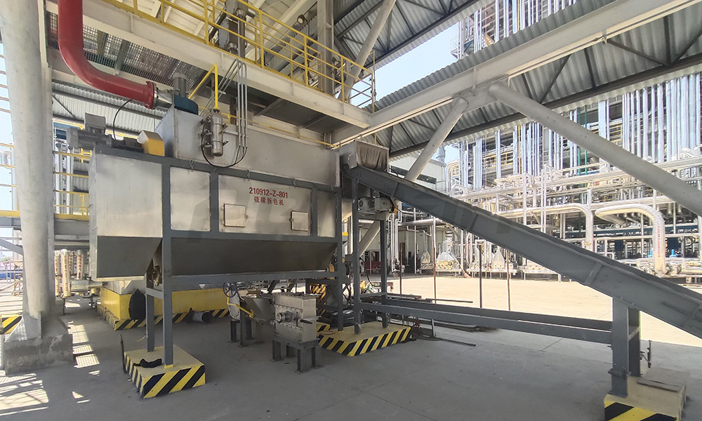 某公司拆包機項目現場